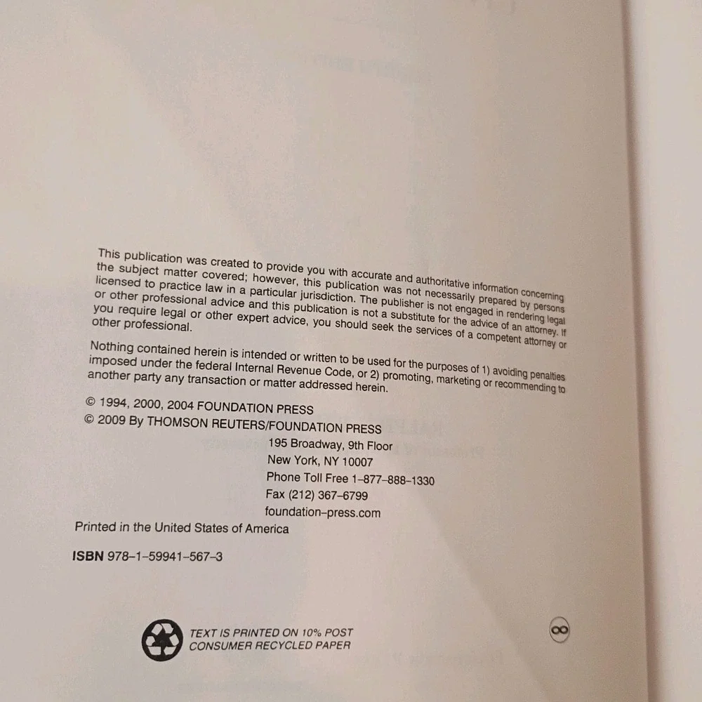 Civil Procedure 4th Edition University Textbook Series Foundation Press Paperbac